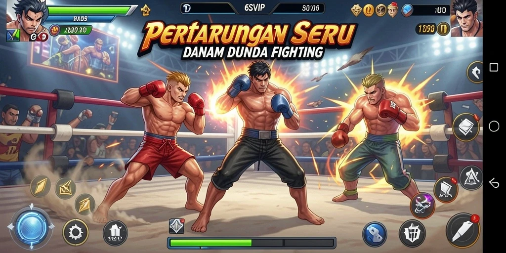 Tampilan gameplay Fighting yang intens di 6SVIP.