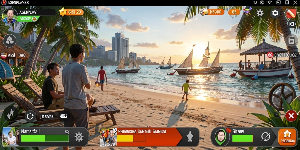 Tampilan gameplay AGENPLAY88 yang penuh warna dan menarik.