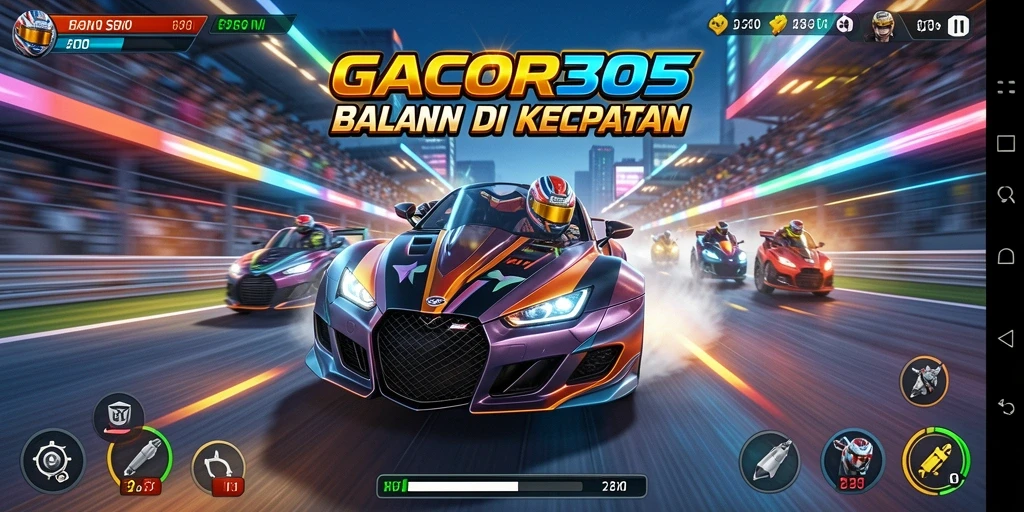Gameplay seru GACOR305 dengan balapan cepat dan grafik mengesankan.
