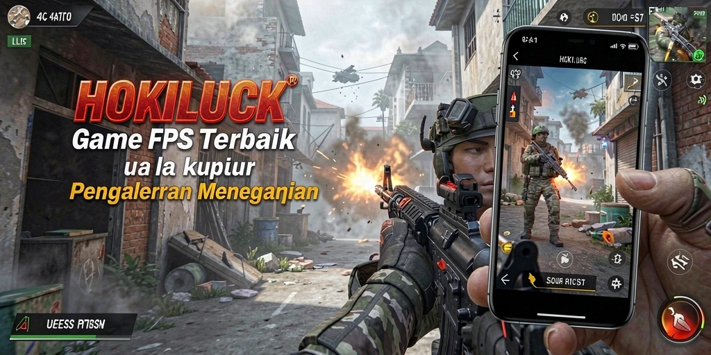 Screenshot HOKILUCK menampilkan aksi tembak-menembak yang memukau di gameplay FPS.
