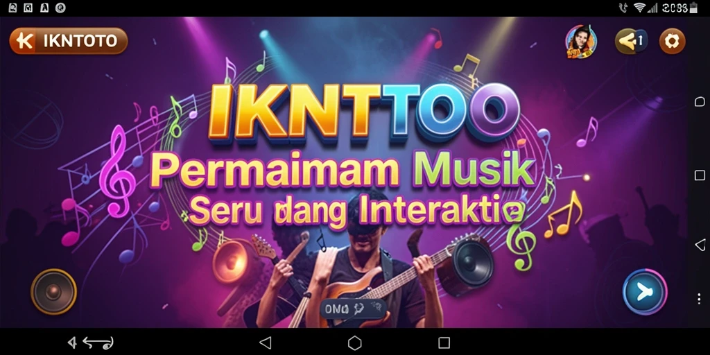 Tangkapan layar gameplay musik IKNTOTO yang seru dan interaktif.