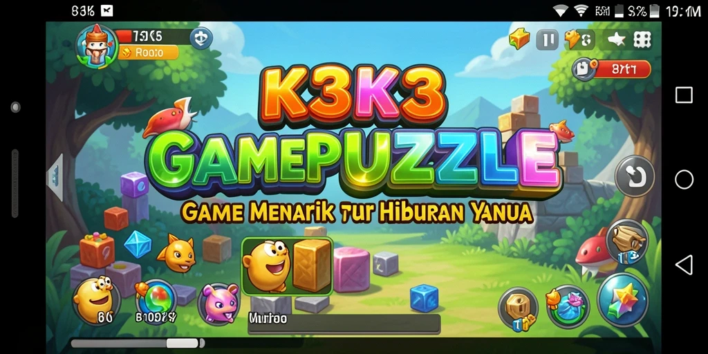 Tampilan gameplay K3K3 yang seru dan interaktif.