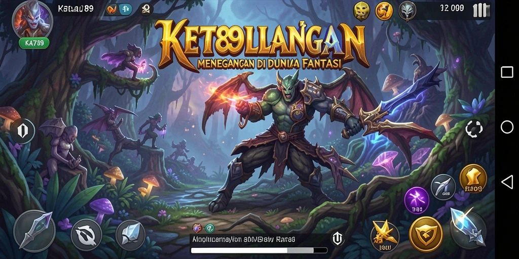 Menampilkan gameplay menegangkan di dunia fantasi KA789.