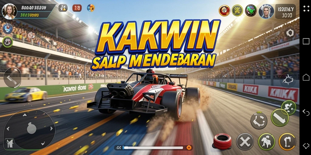 Tampilan menarik gameplay KAKWIN yang mendebarkan dan penuh aksi.