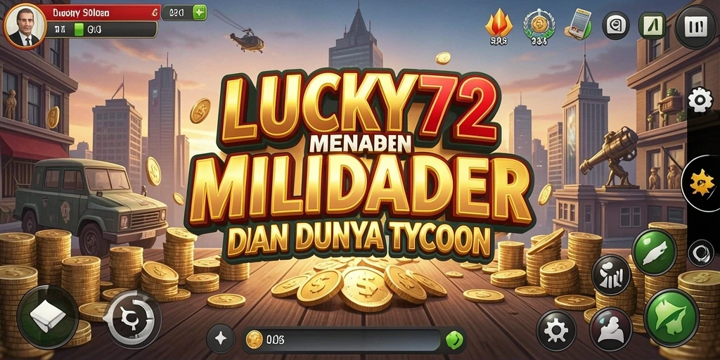 Screenshot menunjukkan pemain mengelola bisnis dengan strategi Tycoon.