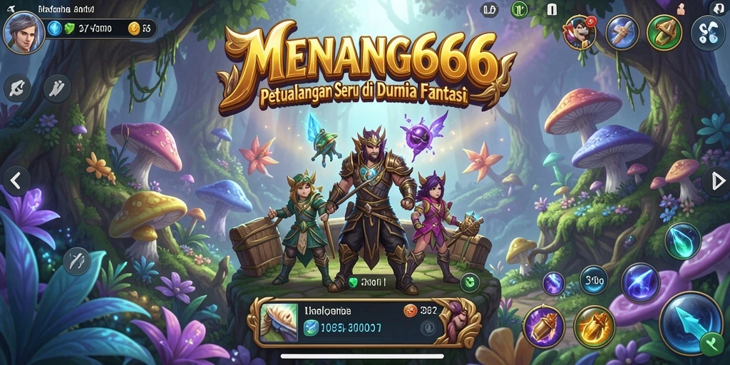 Tangkapan layar MENANG666 menampilkan aksi seru dalam petualangan RPG.