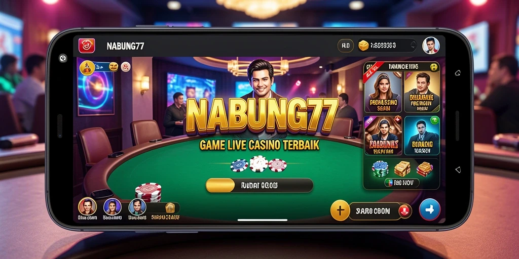 Tampilan gameplay Live Casino yang menarik di NABUNG77