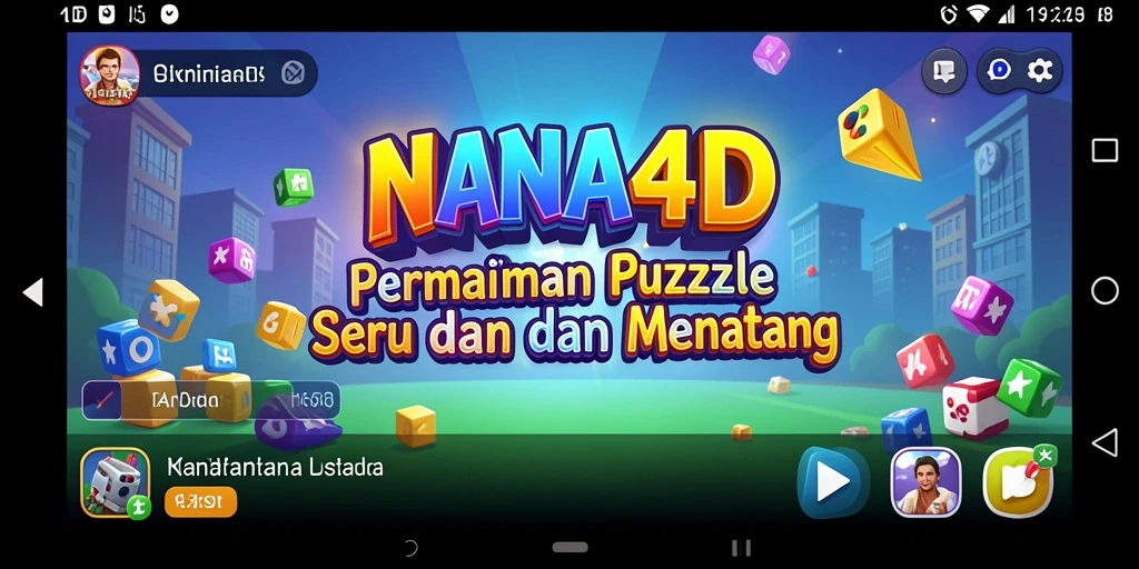 Tampilan gameplay NANA4D yang menarik dan menuntut strategi.