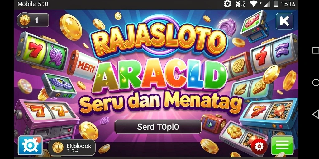 Screenshot RAJASLOTO menampilkan gameplay yang penuh aksi dan tantangan.