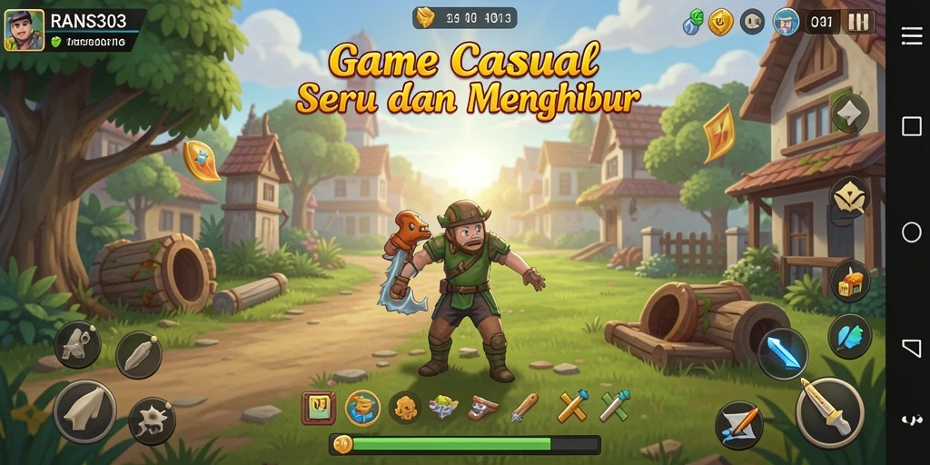 Tampilan menarik dari gameplay seru RANS303 yang menghibur.