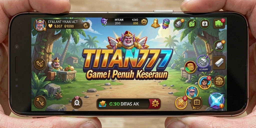 Tampilan gameplay menarik dari game Casual TITAN777 yang seru.